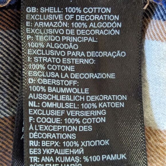 The North Face Boyfriend Plaid Button Front Long Sleeve Shirt sz LG EUC - Picture 13 of 15